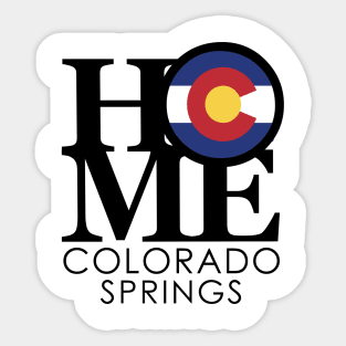 HOME Colorado Springs Sticker